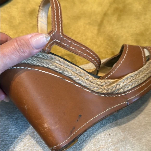 Designer Brown Leather Women's Sandals